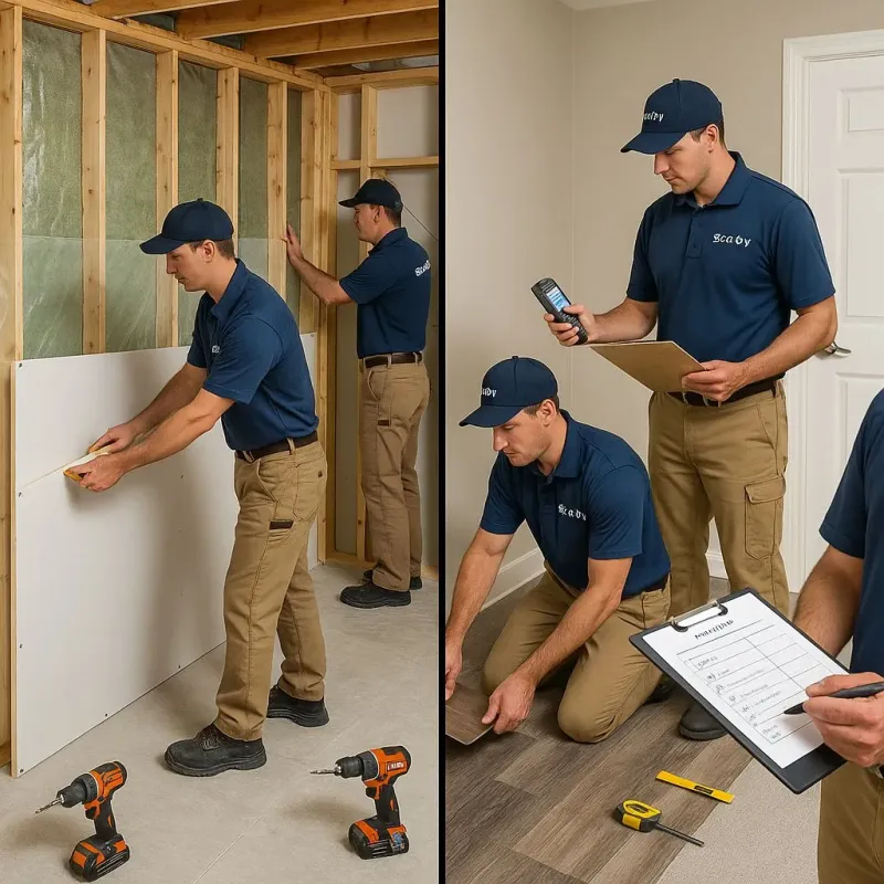 Repairs and Reconstruction process in Chinle, AZ